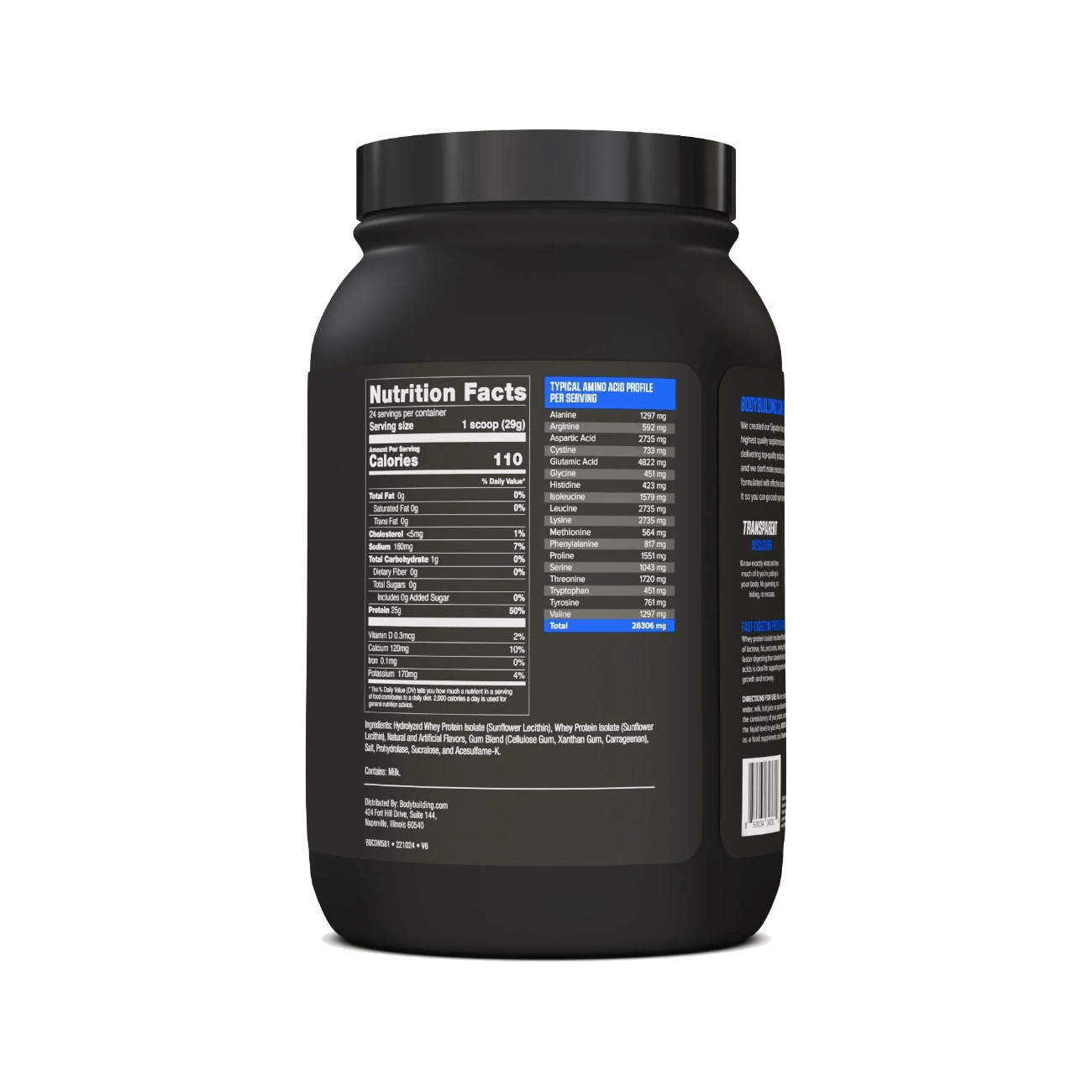 Bodybuilding.com Signature 100% Isolate, 24 servings