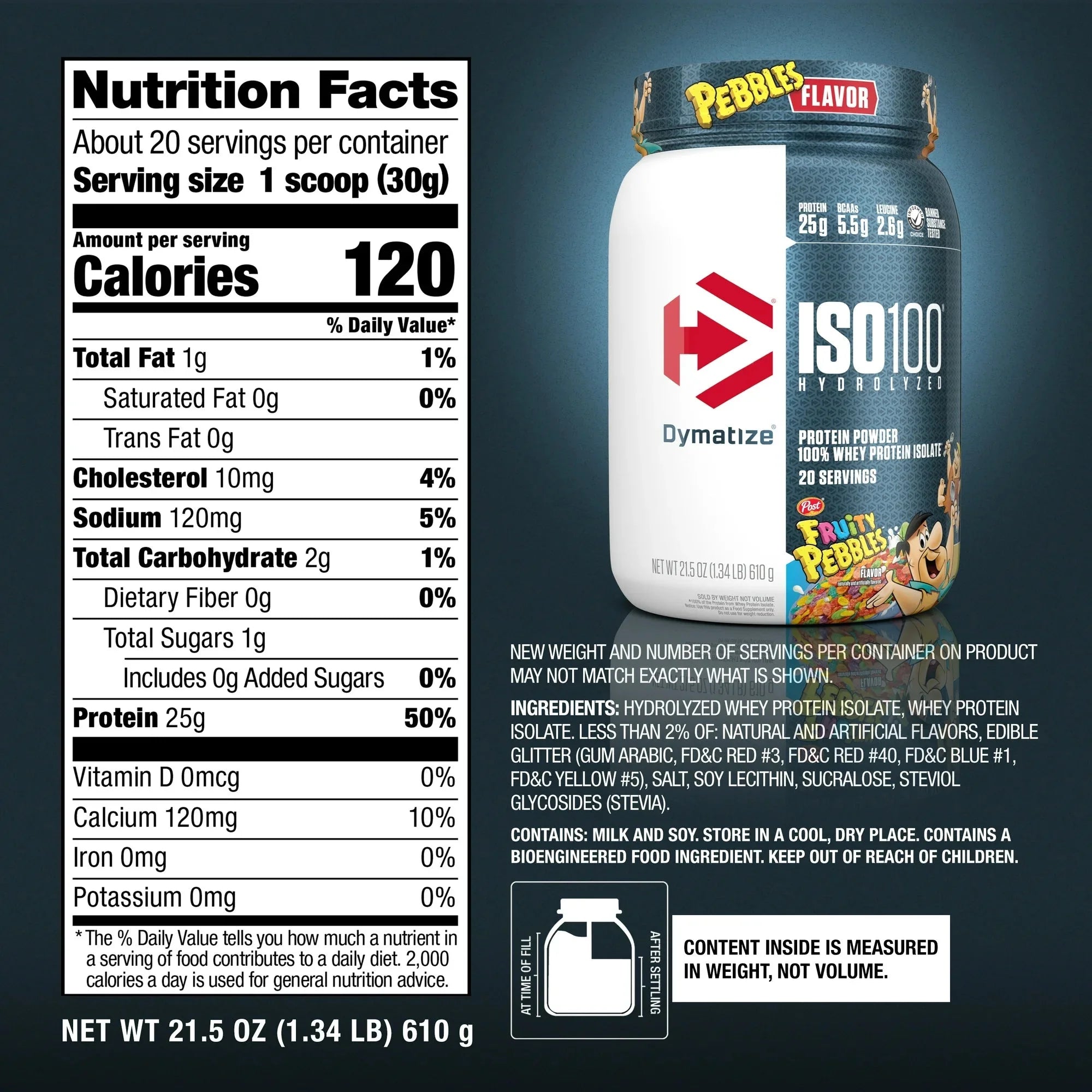 Dymatize ISO 100 Hydrolized Protein Powder